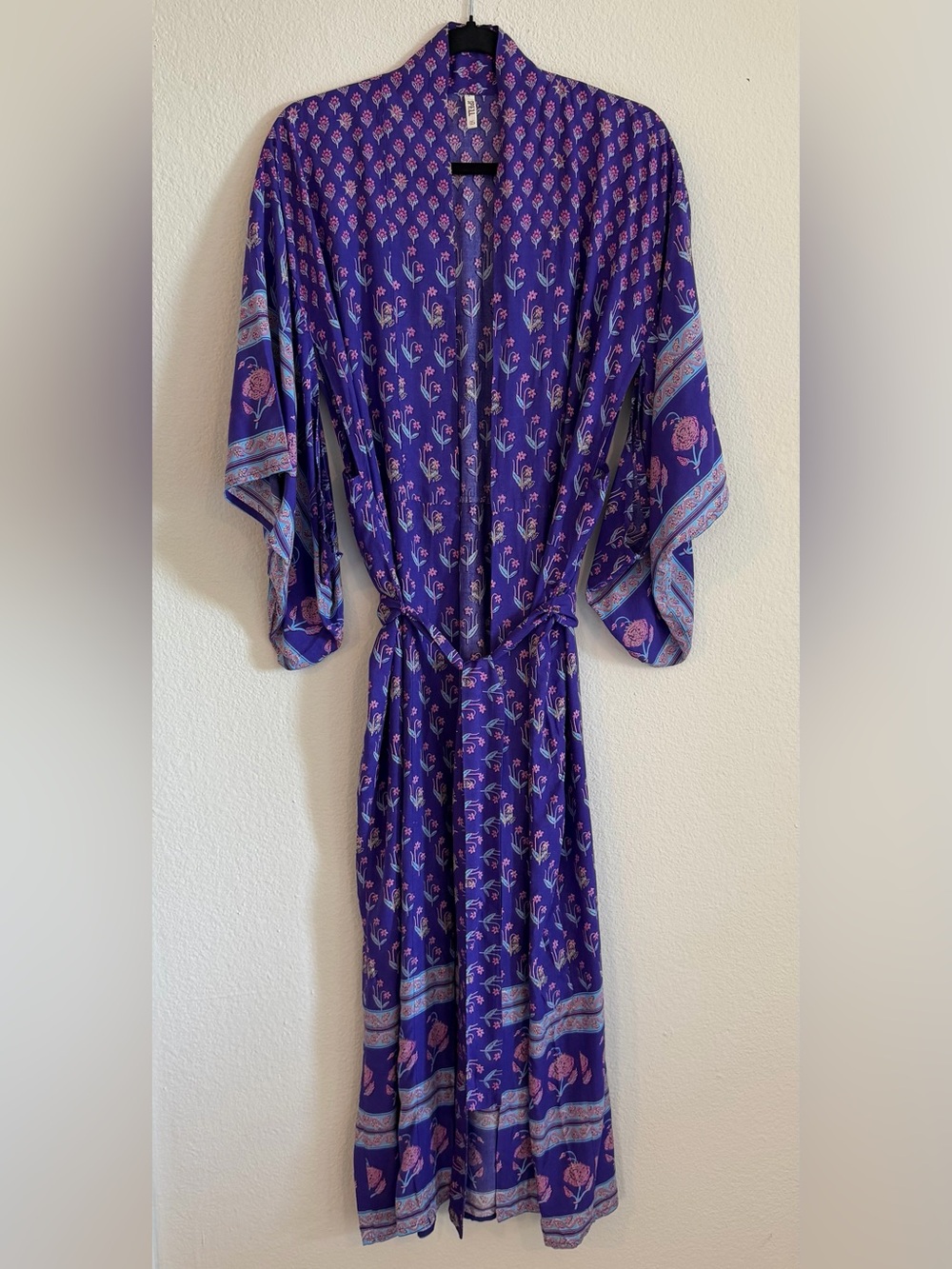 Spell Bohemian Royale Maxi Kimono Deep Purple OS ✨ Rare Archive 2014